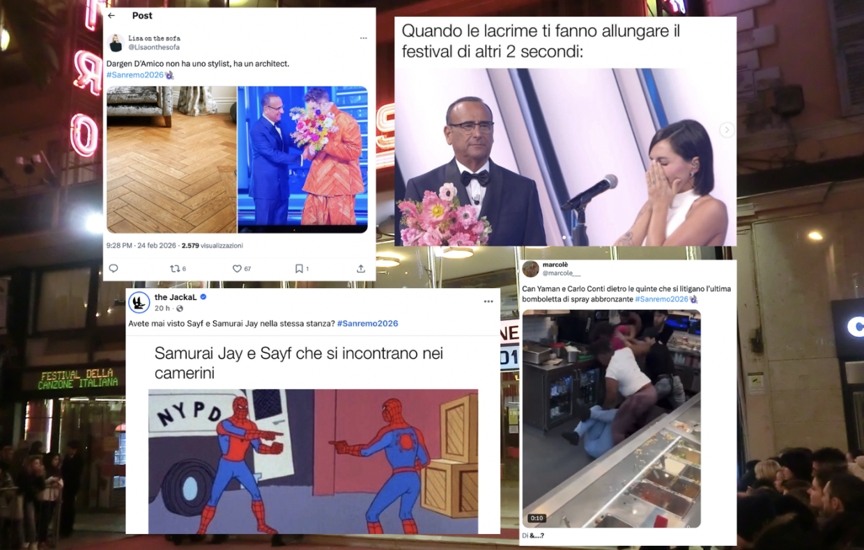 Tutti i meme pi&ugrave; belli della prima serata di Sanremo 2026