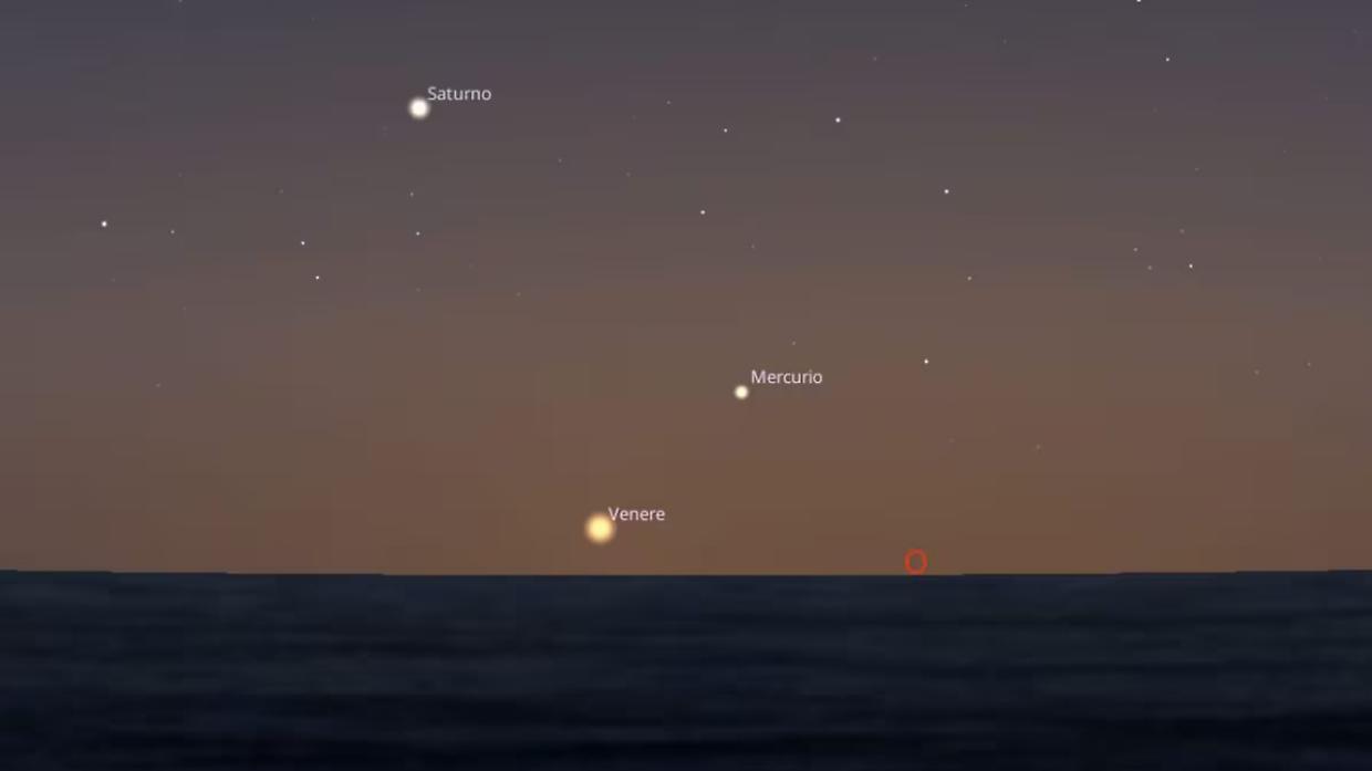 Stasera il cielo si accende: Venere, Mercurio e Saturno in una straordinaria congiunzione