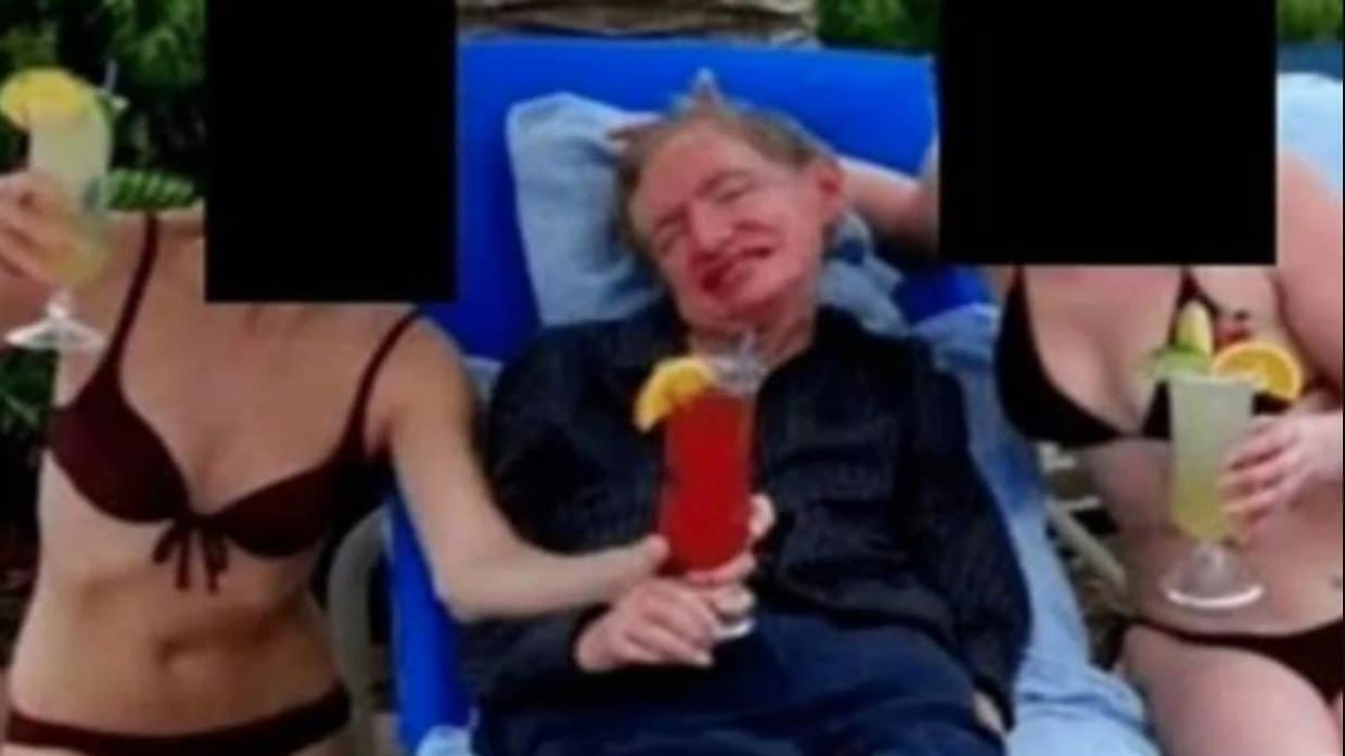 Bufera su Stephen Hawking: la foto sbucata dai file Epstein