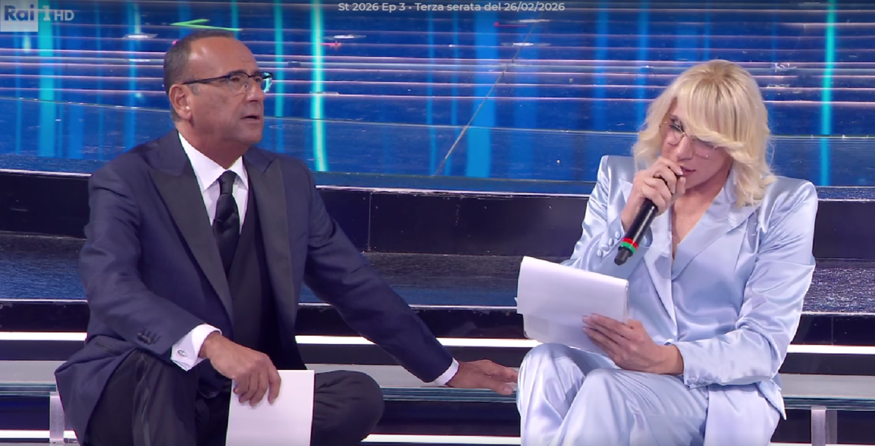 Si riaccendono le luci, il via alla terza serata dell'Ariston