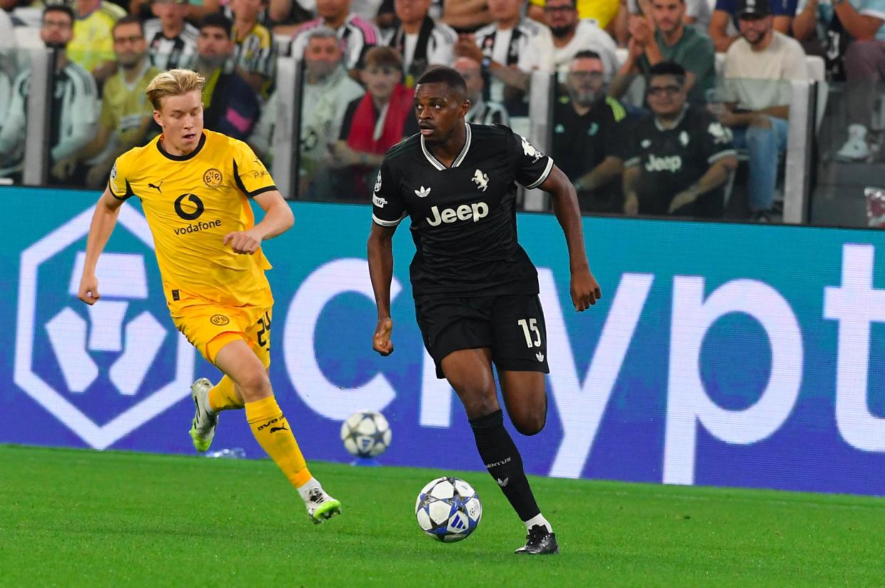 Il difensore della Juventus, Pierre Kalulu