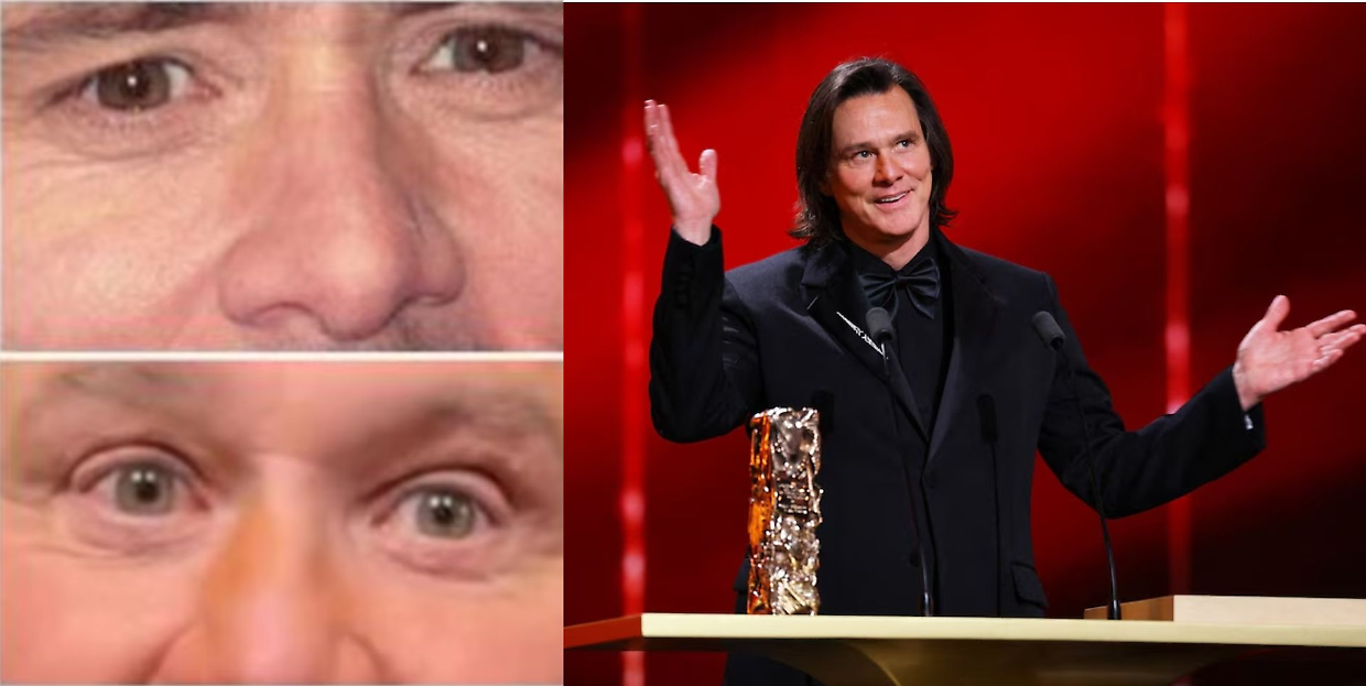 Il volto &ldquo;irriconoscibile&rdquo; di Jim Carrey ai Premi C&egrave;sar scatena teorie sui social