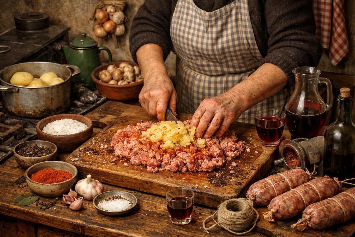 Salampatata: il segreto del salame di patate nato in Piemonte durante la guerra