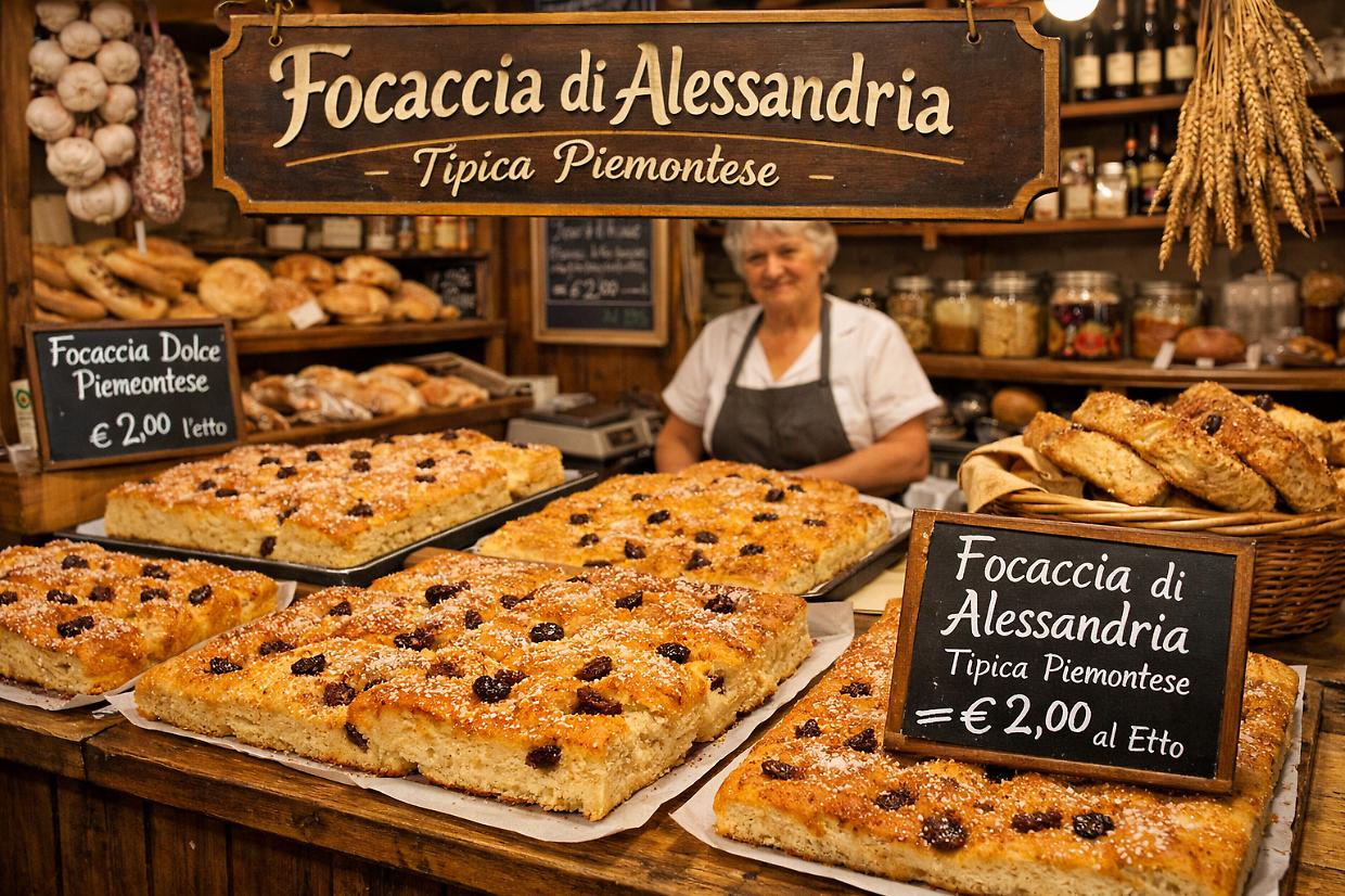 La focaccia dolce di Alessandria: il segreto zuccherino del Piemonte