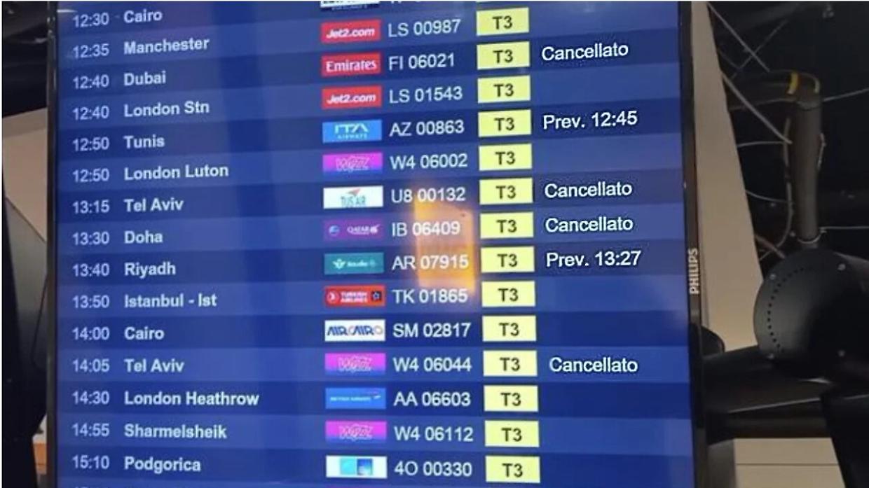 Voli cancellati per la guerra: cosa prevede il Codice del Turismo su rimborsi e diritti dei viaggiatori