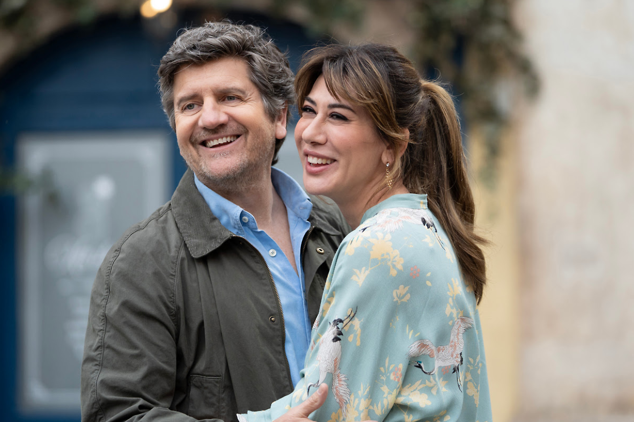 Fabio De Luigi e Virginia Raffaele