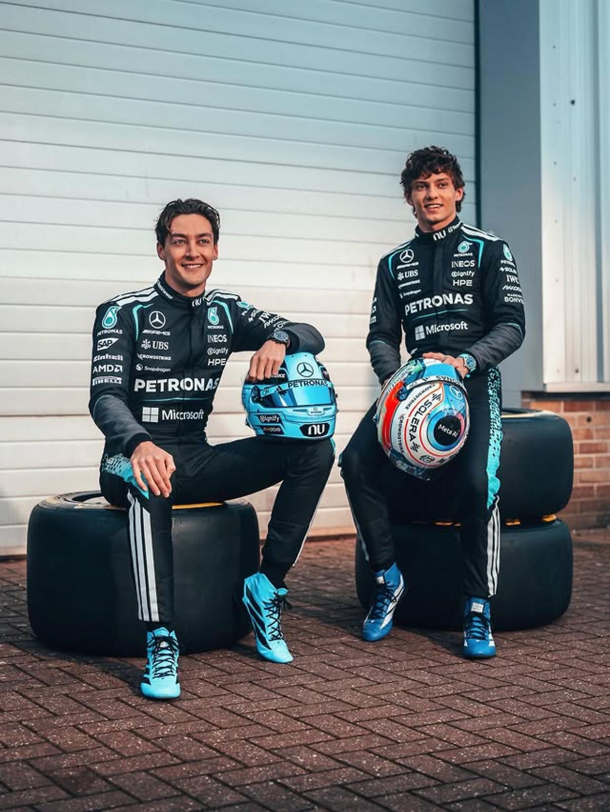 George Russell e Andrea Kimi Antonelli