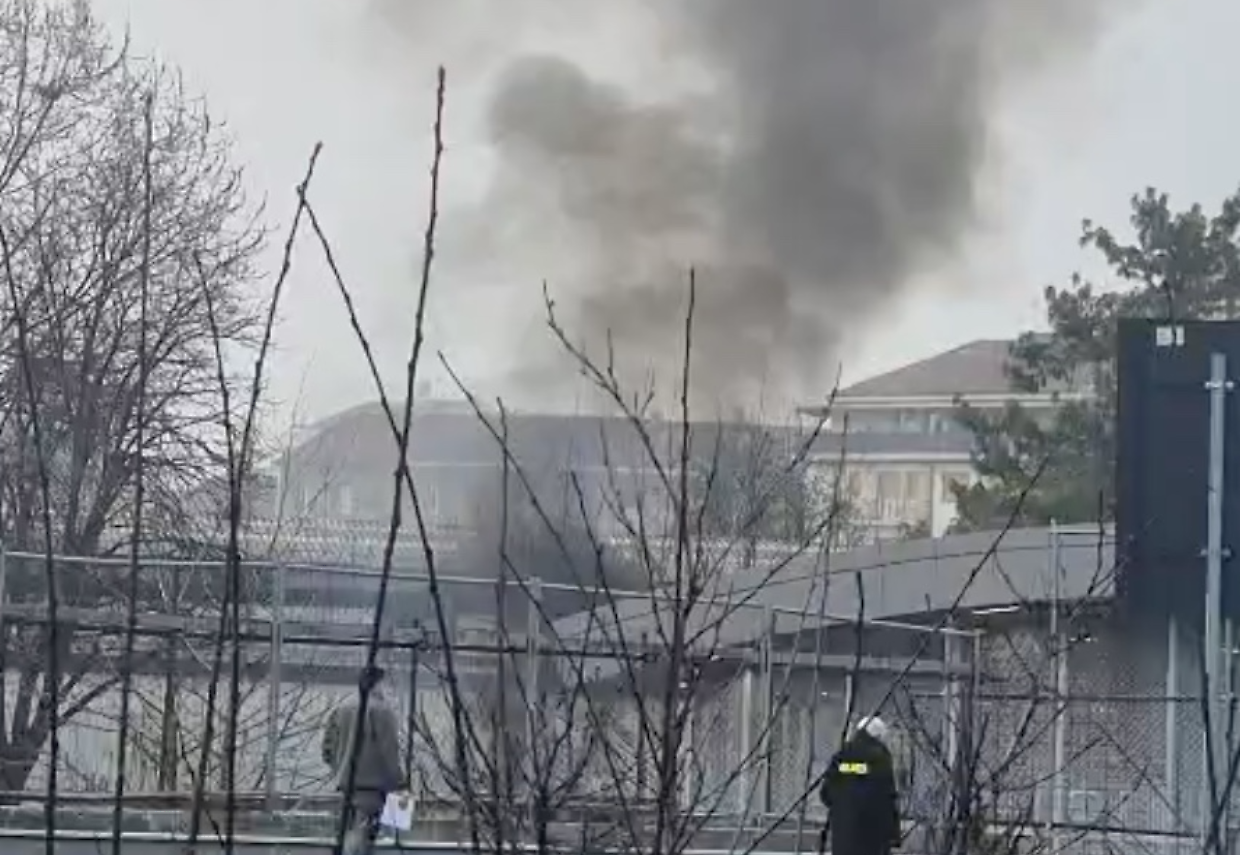 L'incendio in corso Venezia