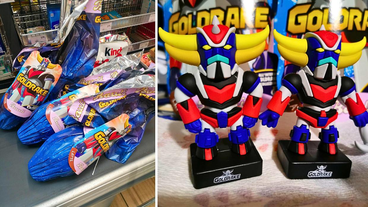 Le Uova di Pasqua con la sorpresa di Goldrake sono l'ultima mania degli italiani