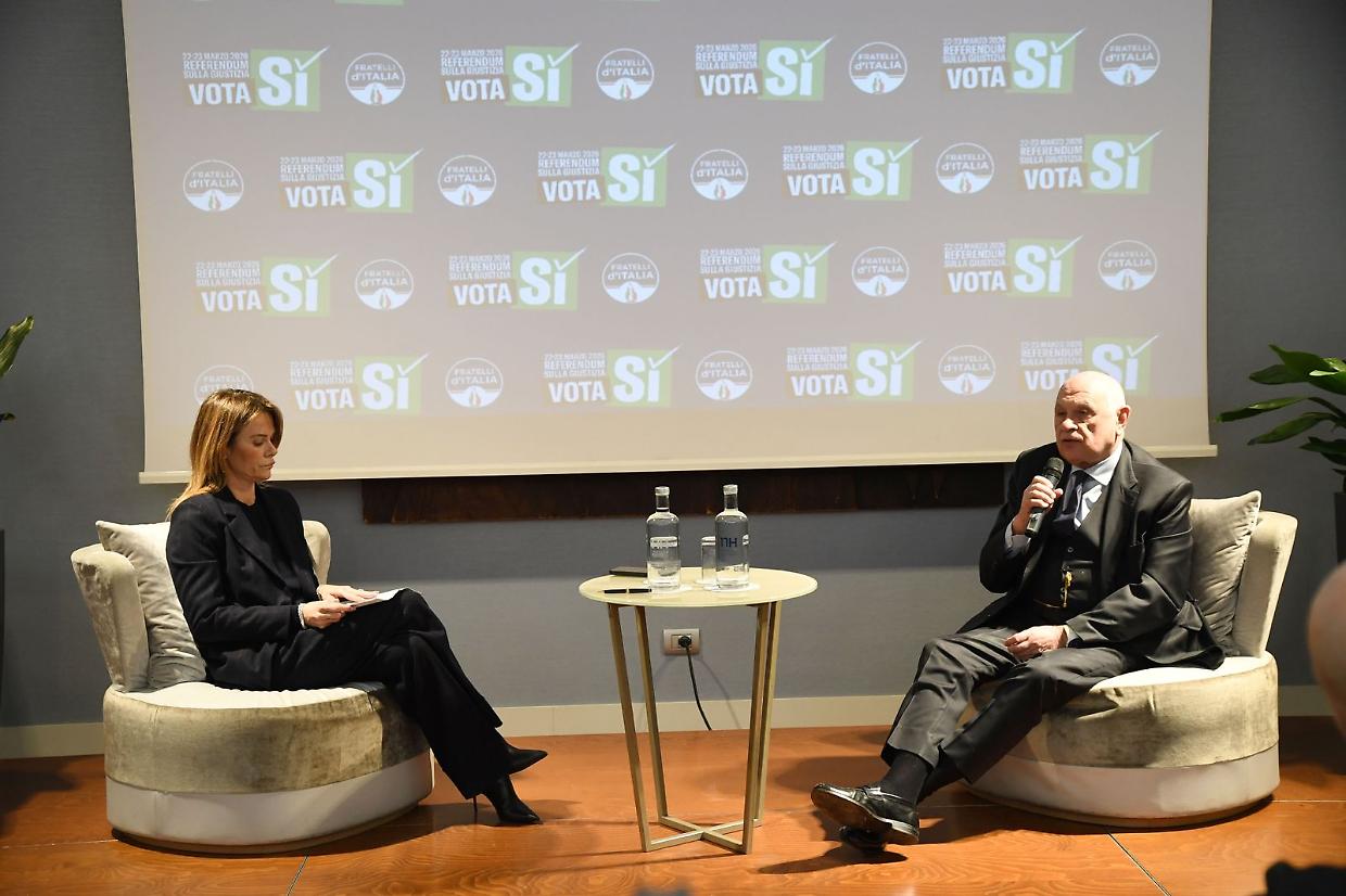 Referendum, il ministro Nordio a Torino. &laquo;La vittoria sar&agrave; il nostro 25 aprile&raquo;