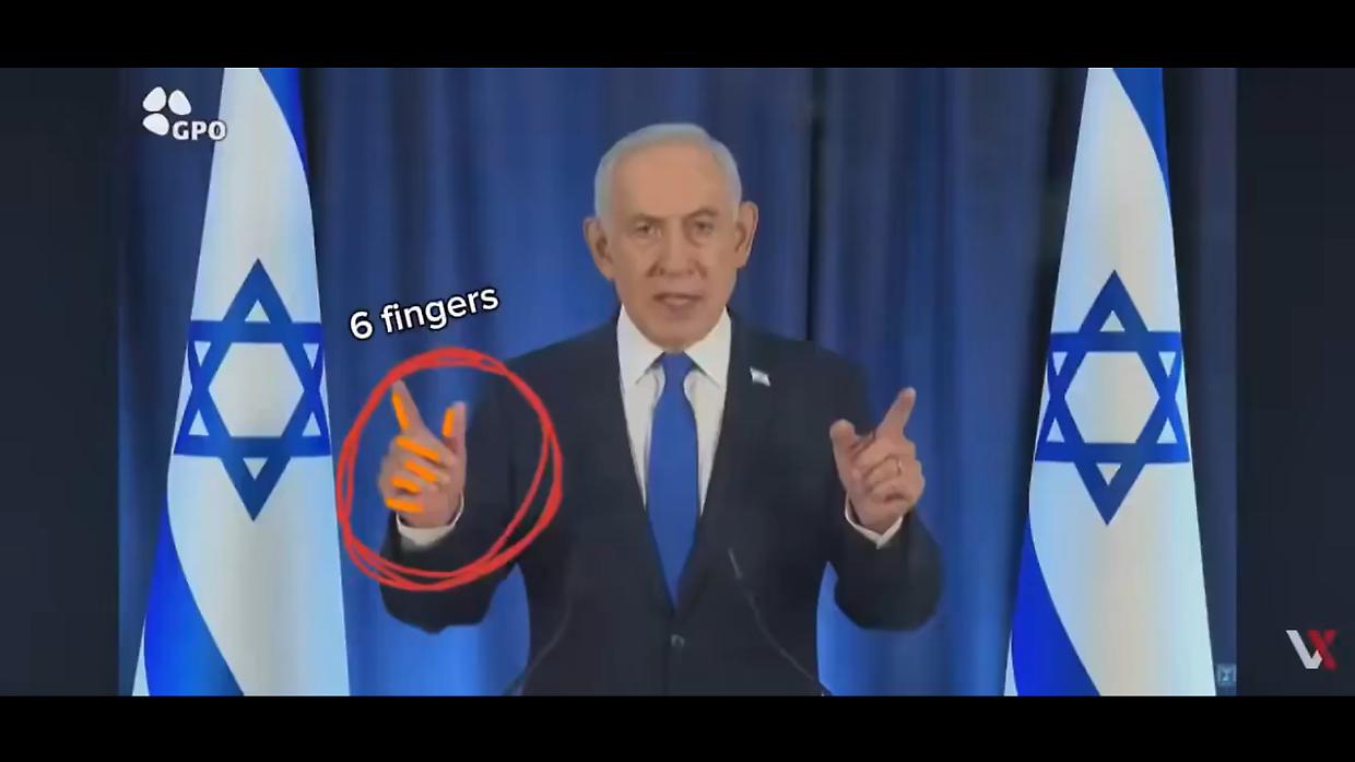 Lo screenshot falso delle "sei dita"