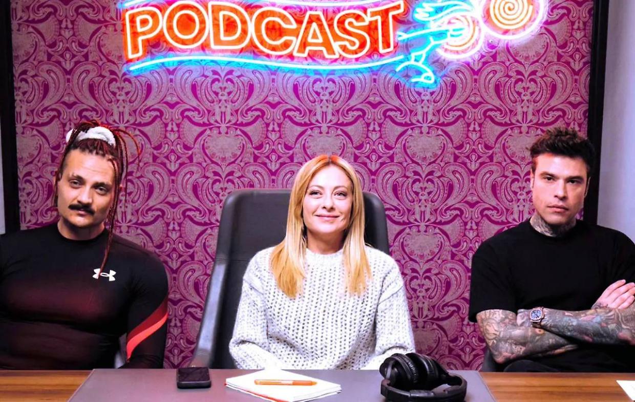 Mr.Marra, Giorgia Meloni, Fedez (Fonte Pulp Podcast)
