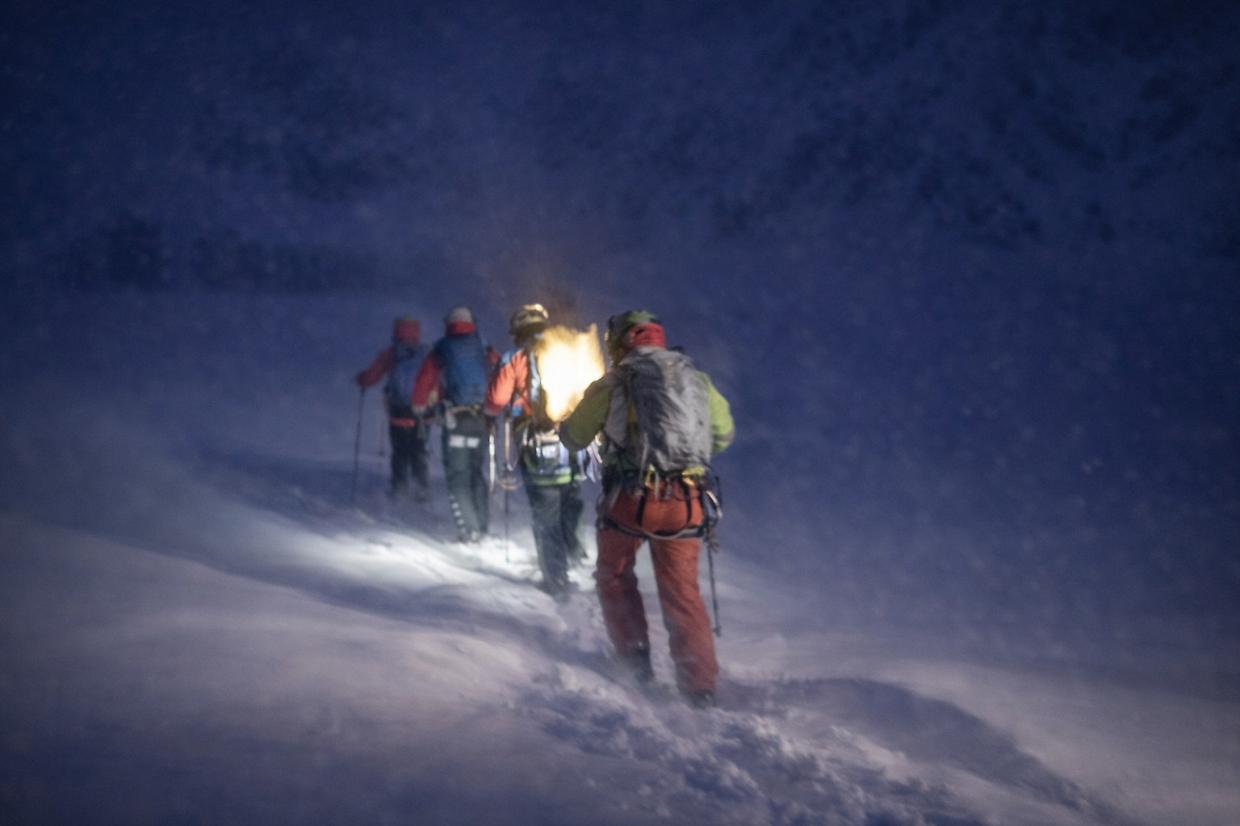 A 2.600 metri nella tempesta