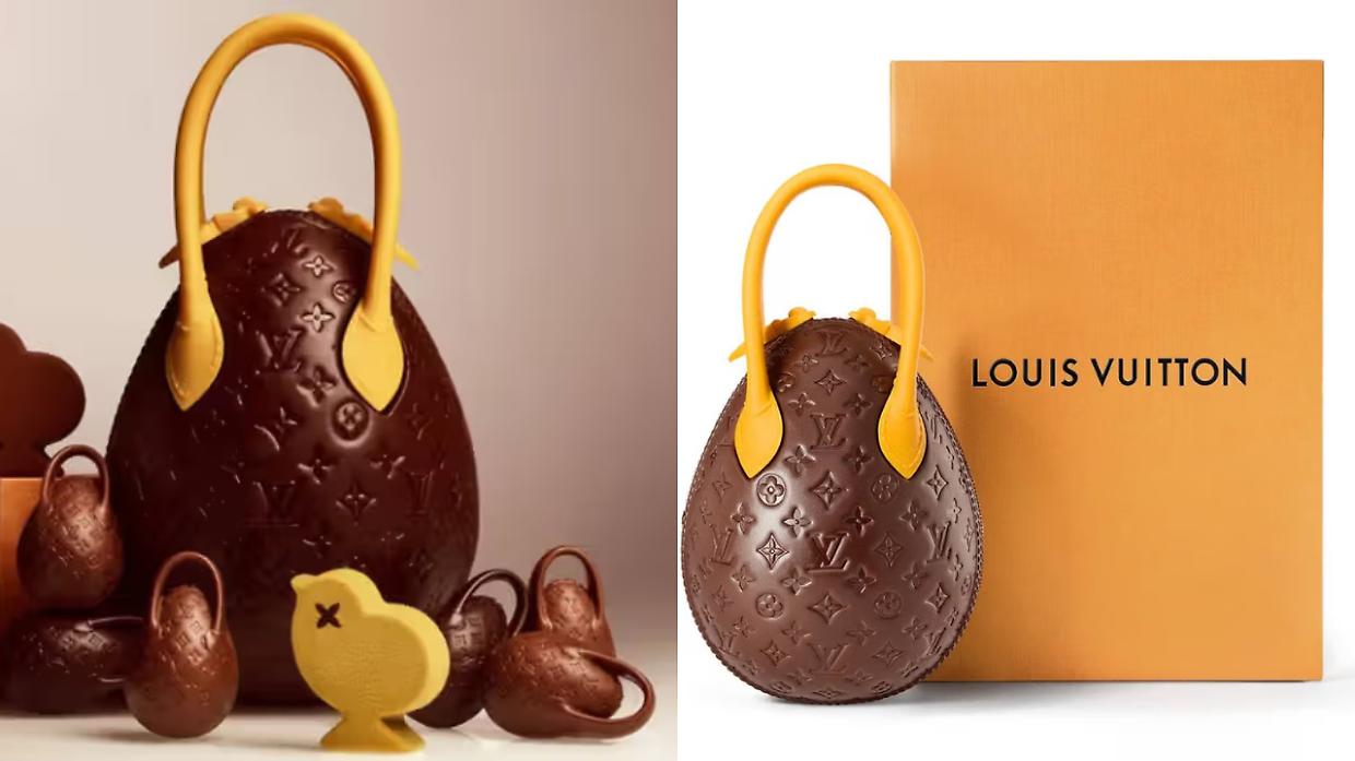 Pasqua di lusso: Louis Vuitton trasforma una borsa in un uovo di cioccolato