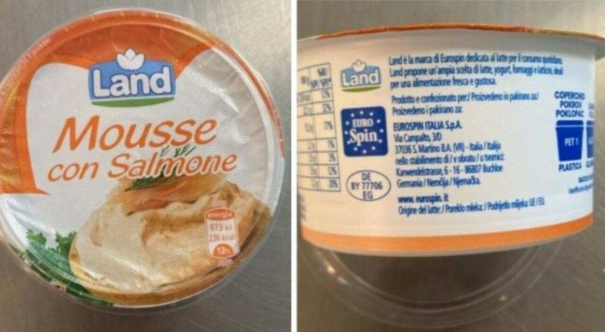 Allarme botulino: ritirata mousse al salmone dai supermercati Eurospin