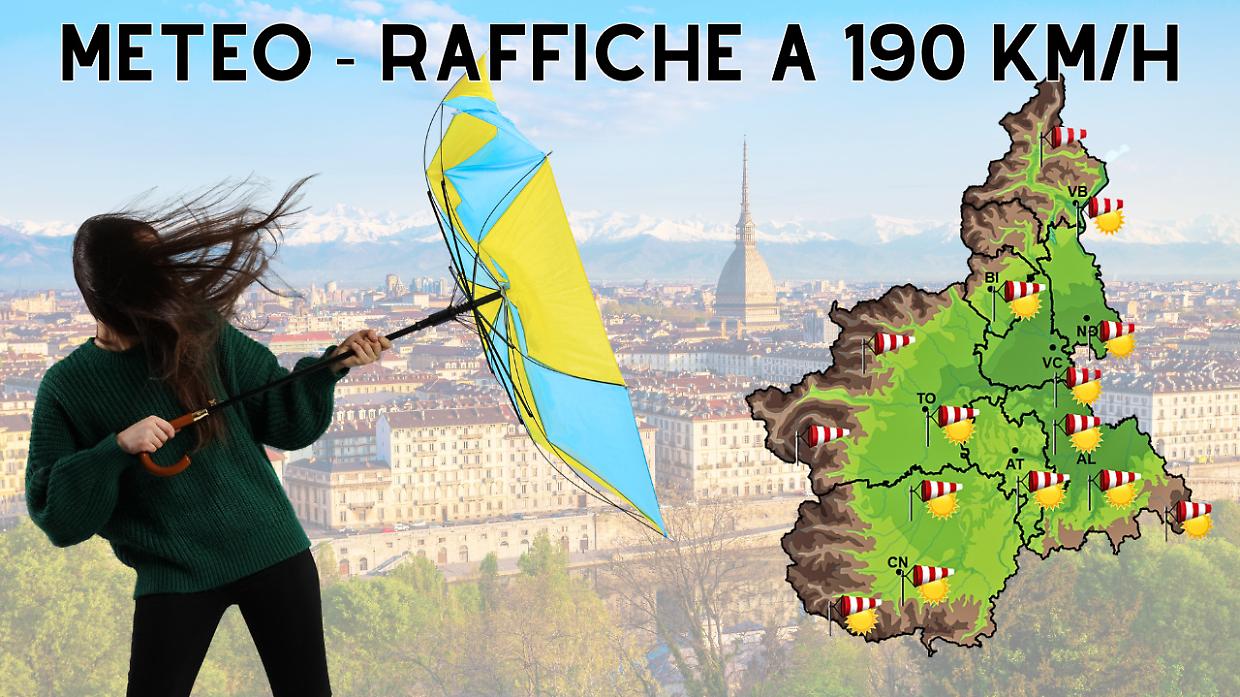 Meteo, fenomeni estremi in Piemonte: prima  il vento a 190 km/h e poi le gelate notturne