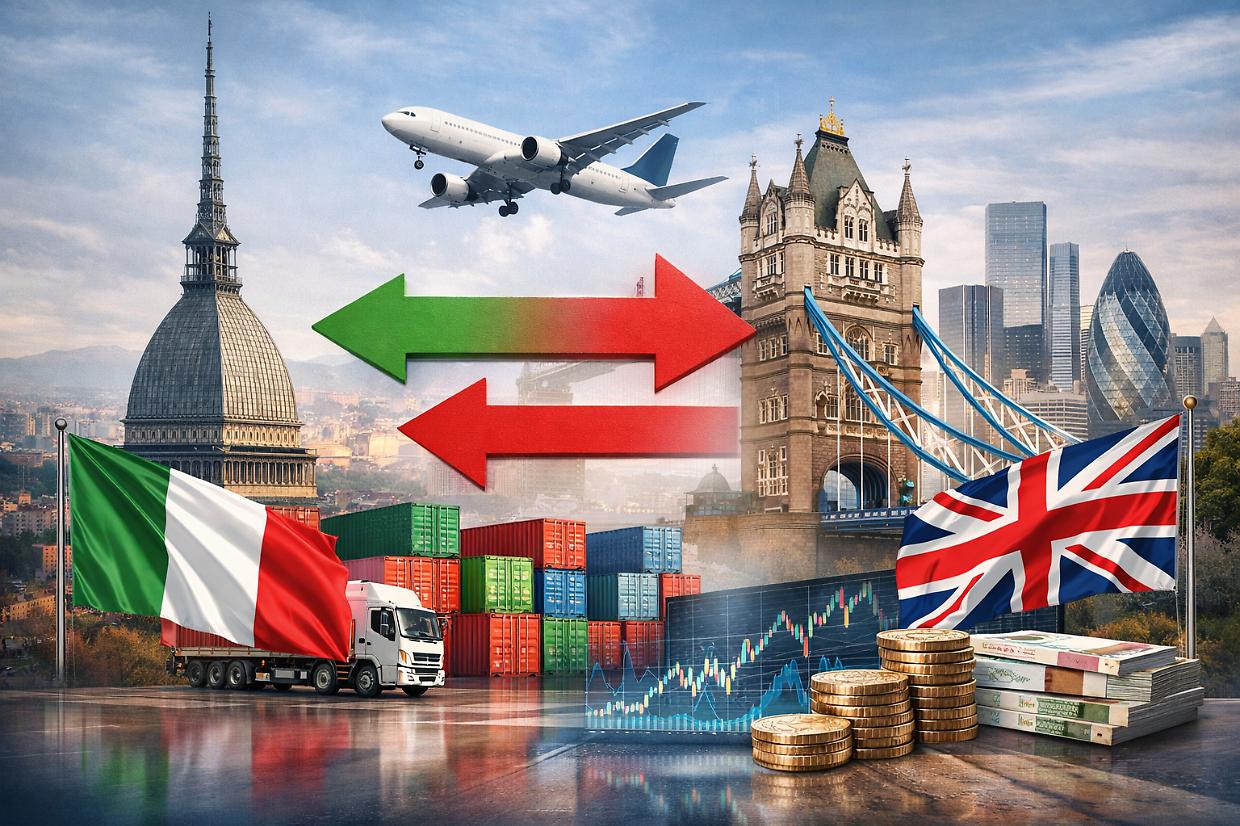 Export e industria, il Piemonte guarda al Regno Unito: scambi da 2,4 miliardi