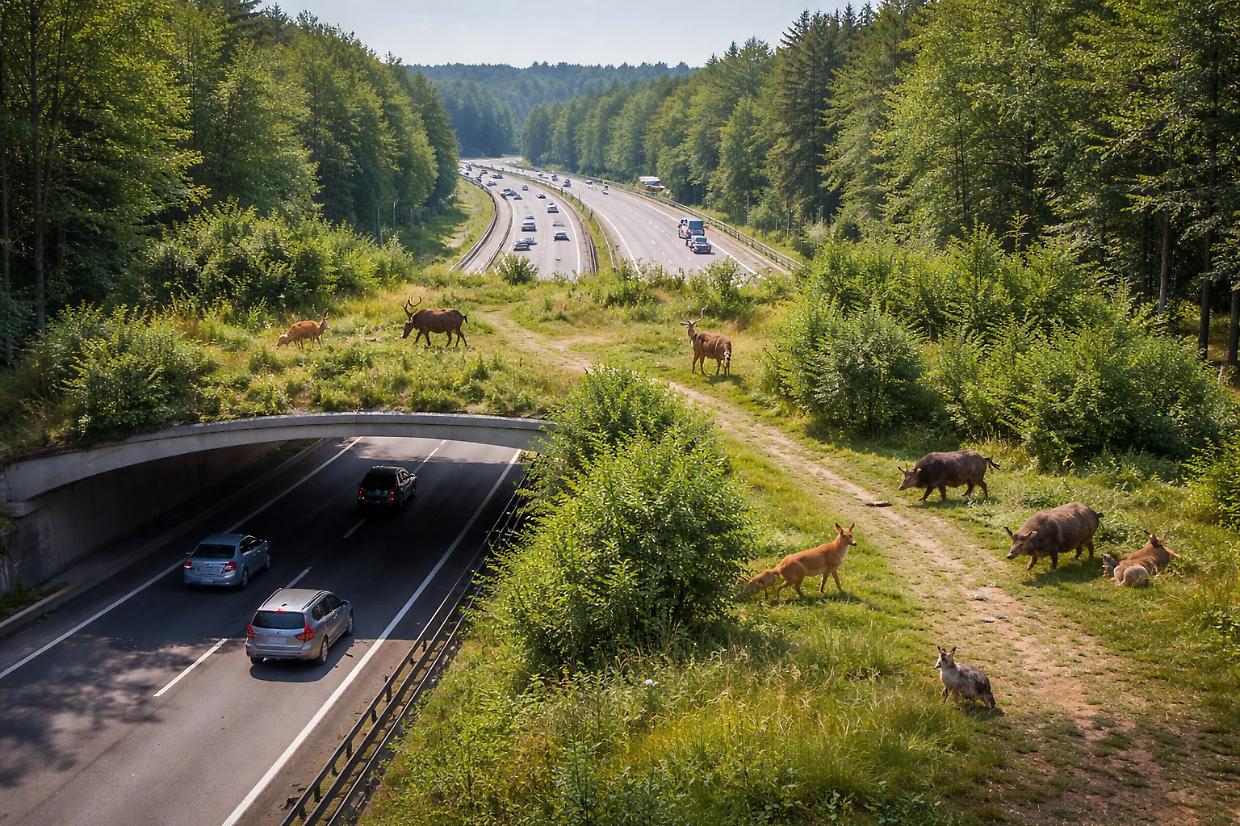 In Germania esistono ponti solo per animali