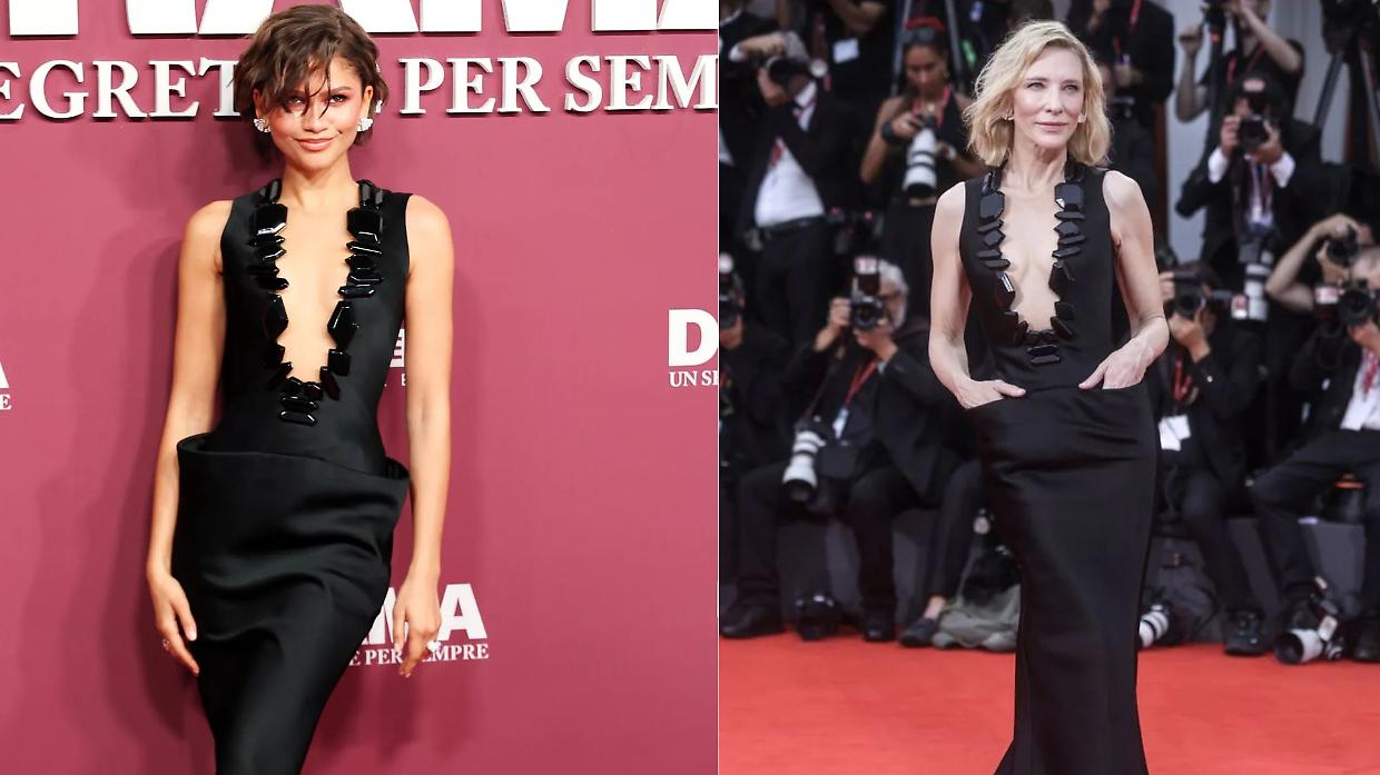 Zendaya incanta Roma: un abito "in prestito" da Cate Blanchett per la prima di "The Drama"