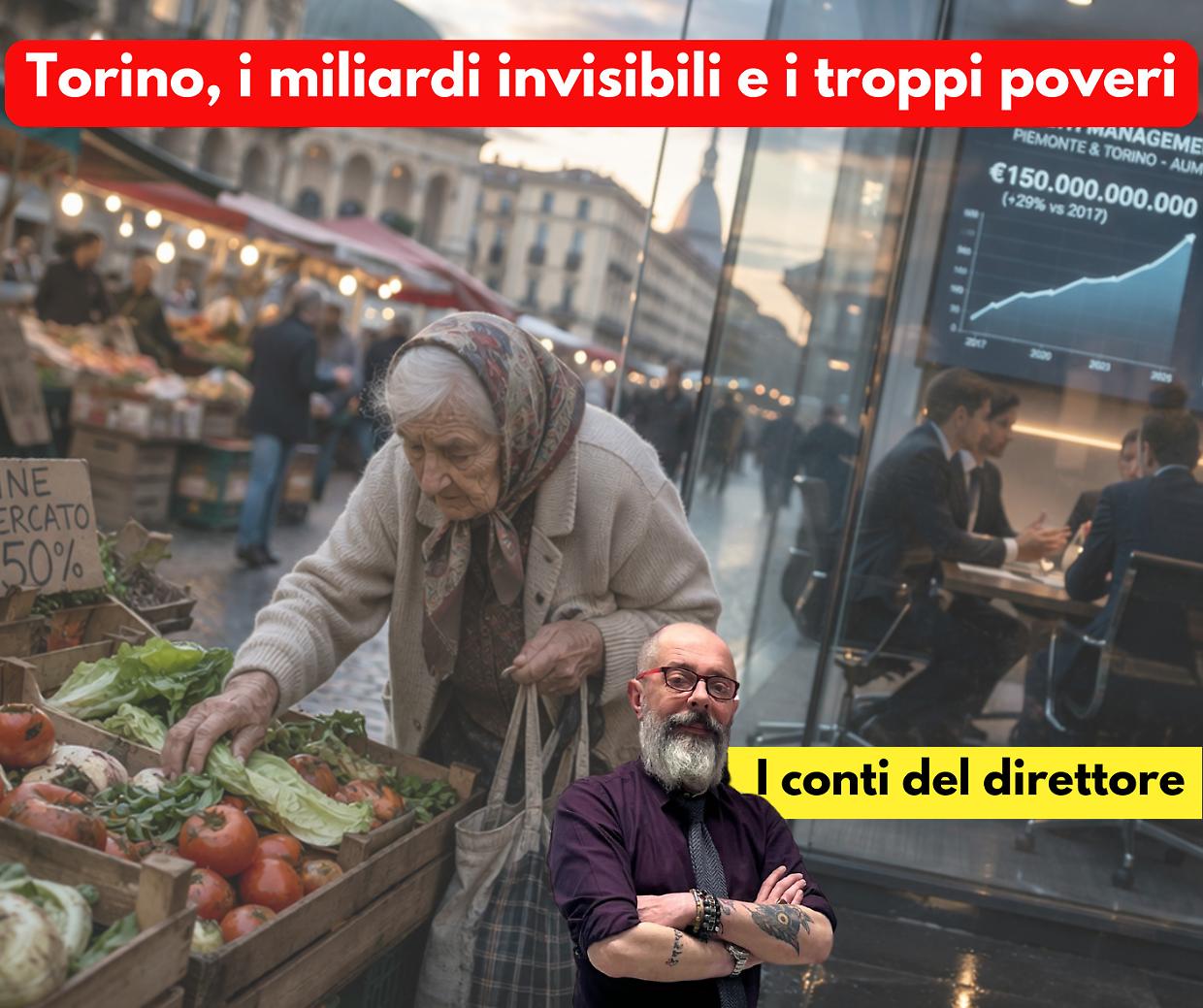 Torino: nella citt&agrave; dei miliardi (nascosti), Maria fa la spesa fra i rifiuti