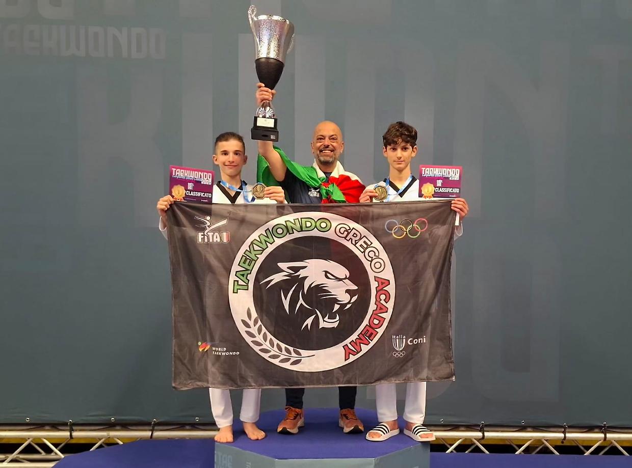 Greco Academy, doppio oro con Ieluzzi e Borda e primo posto nella classifica per societ&agrave; ai tricolori cadetti cinture nere   