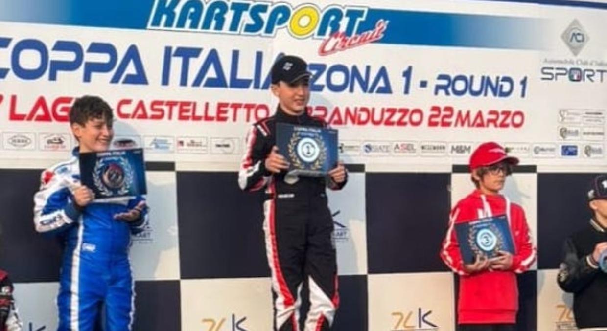 Karting, Coppa Italia di Zona 1: Ometto parte col botto a Castelletto