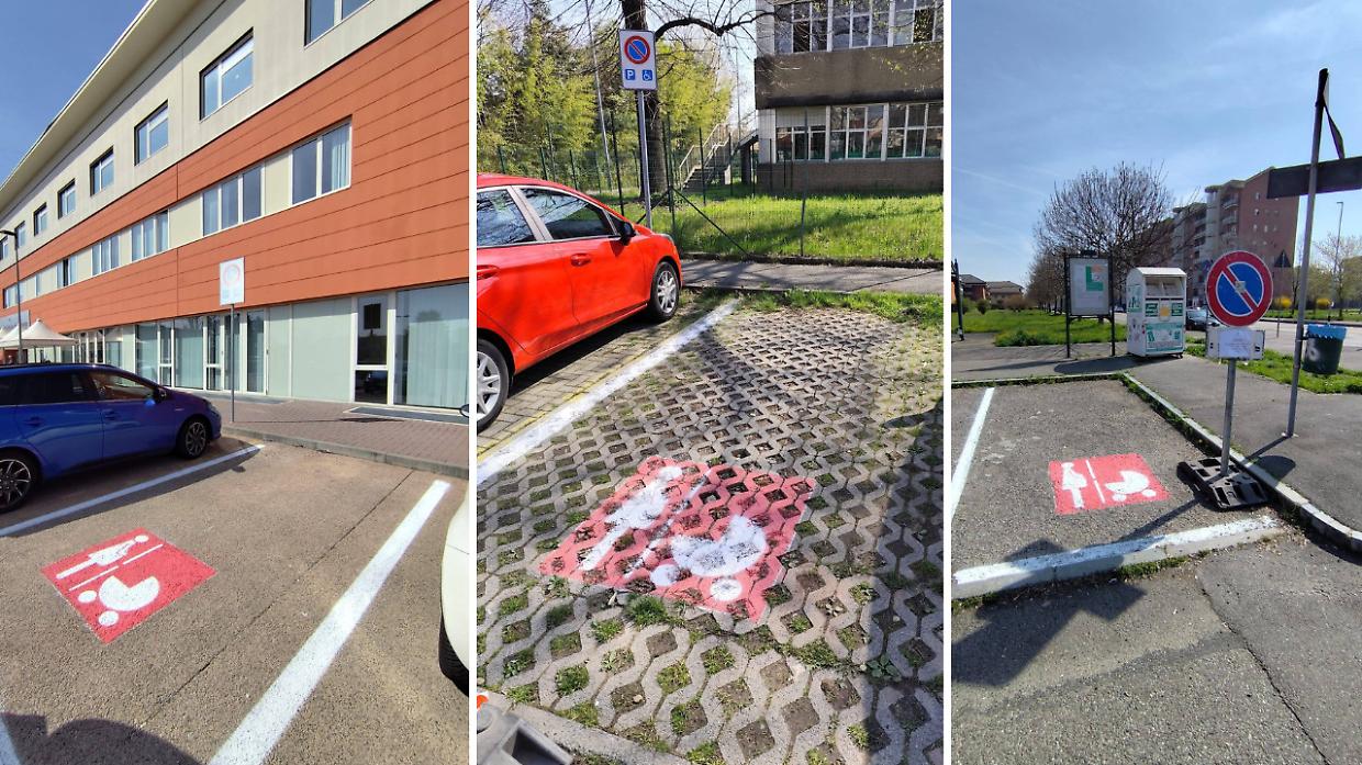 Venaria Reale: parcheggi di cortesia per mamme e bimbi, un gesto che fa la differenza