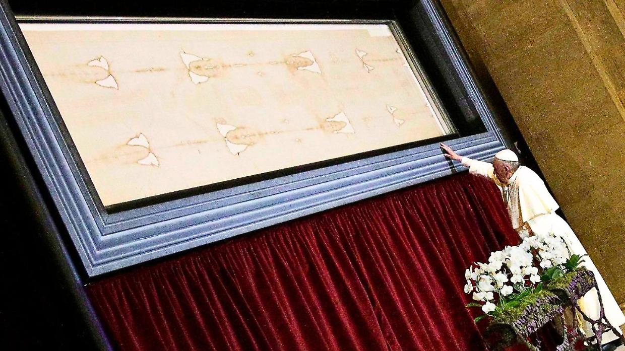 Papa Francesco a Torino in occasione dell'Ostensione della Sindone