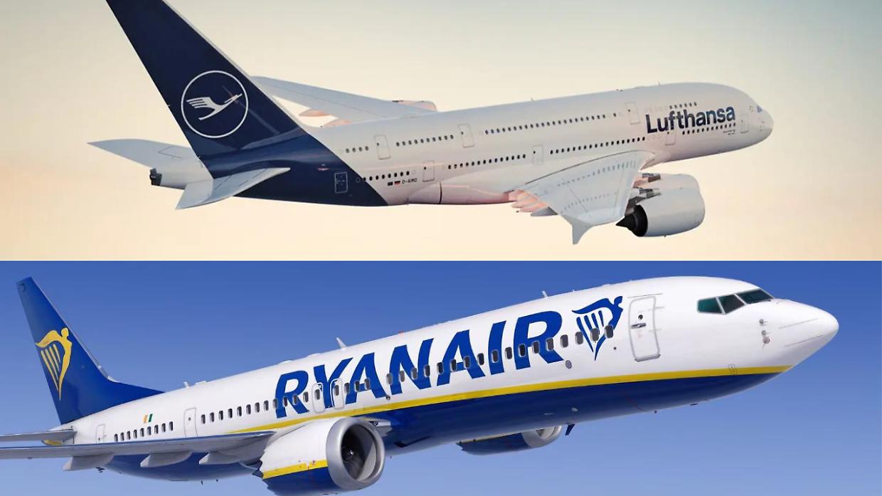 Ryanair e Lufthansa lanciano l&rsquo;allarme: carburante a rischio e voli sotto pressione