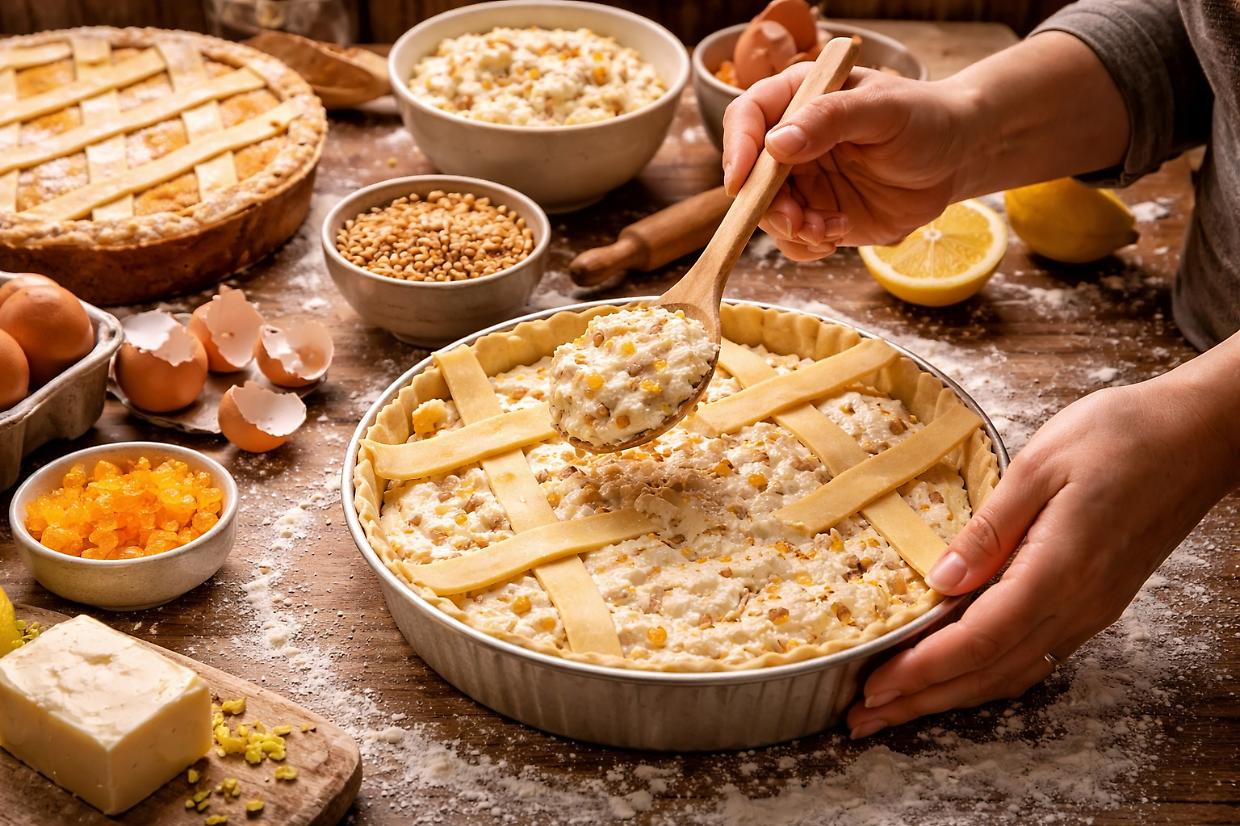 La pastiera napoletana: il dolce di Pasqua pi&ugrave; iconico d&rsquo;Italia