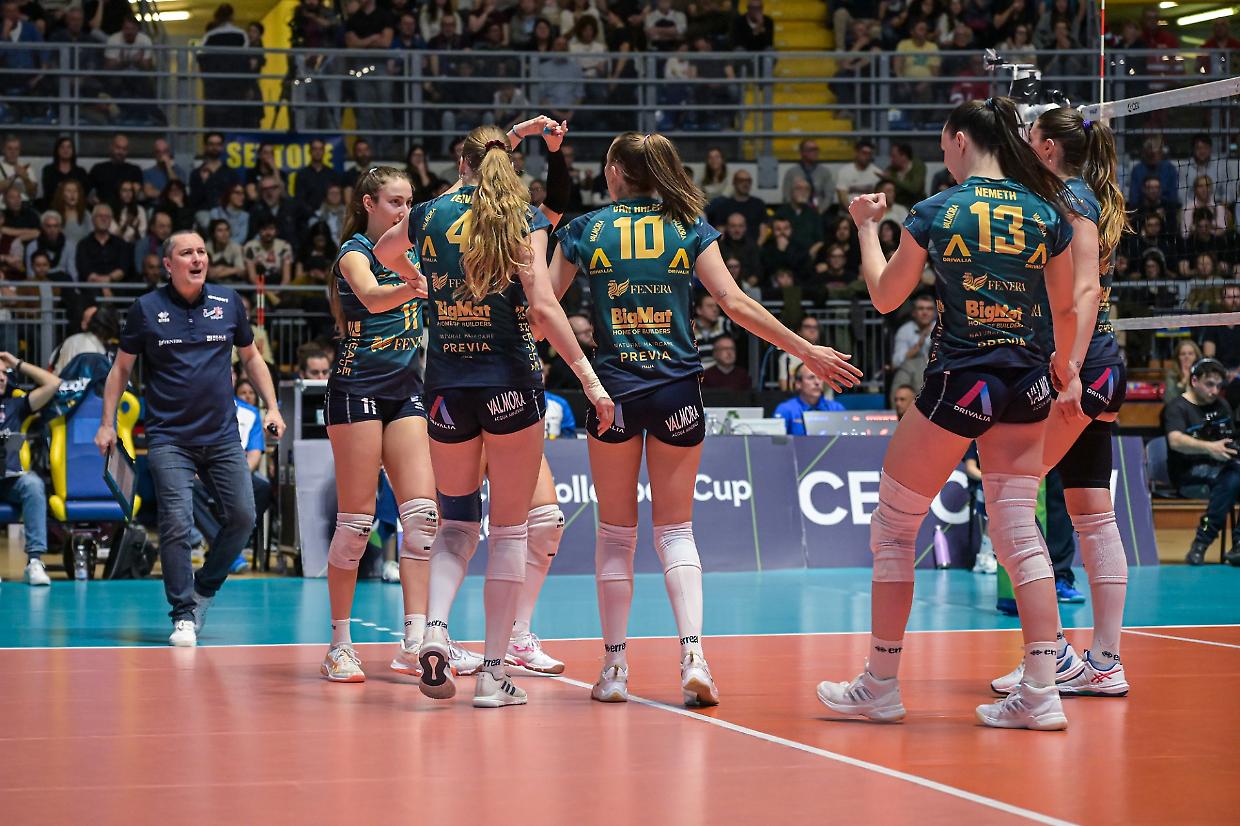 La Reale Mutua Fenera Chieri '76 attesa dalla partita dell'anno, nella finale di ritorno di Cev Cup