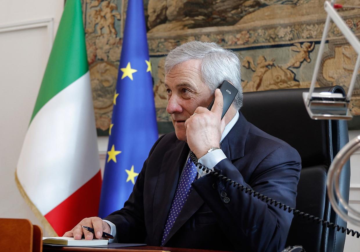 Tajani: "L'Italia al fianco della pace, oggi l'incontro con l'ambasciatore iraniano"