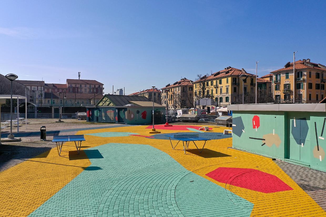 Trasformano un ex mercato abbandonato