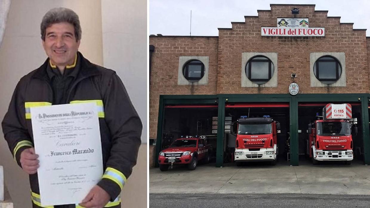 e Francesco Marando, pompiere e Cavaliere