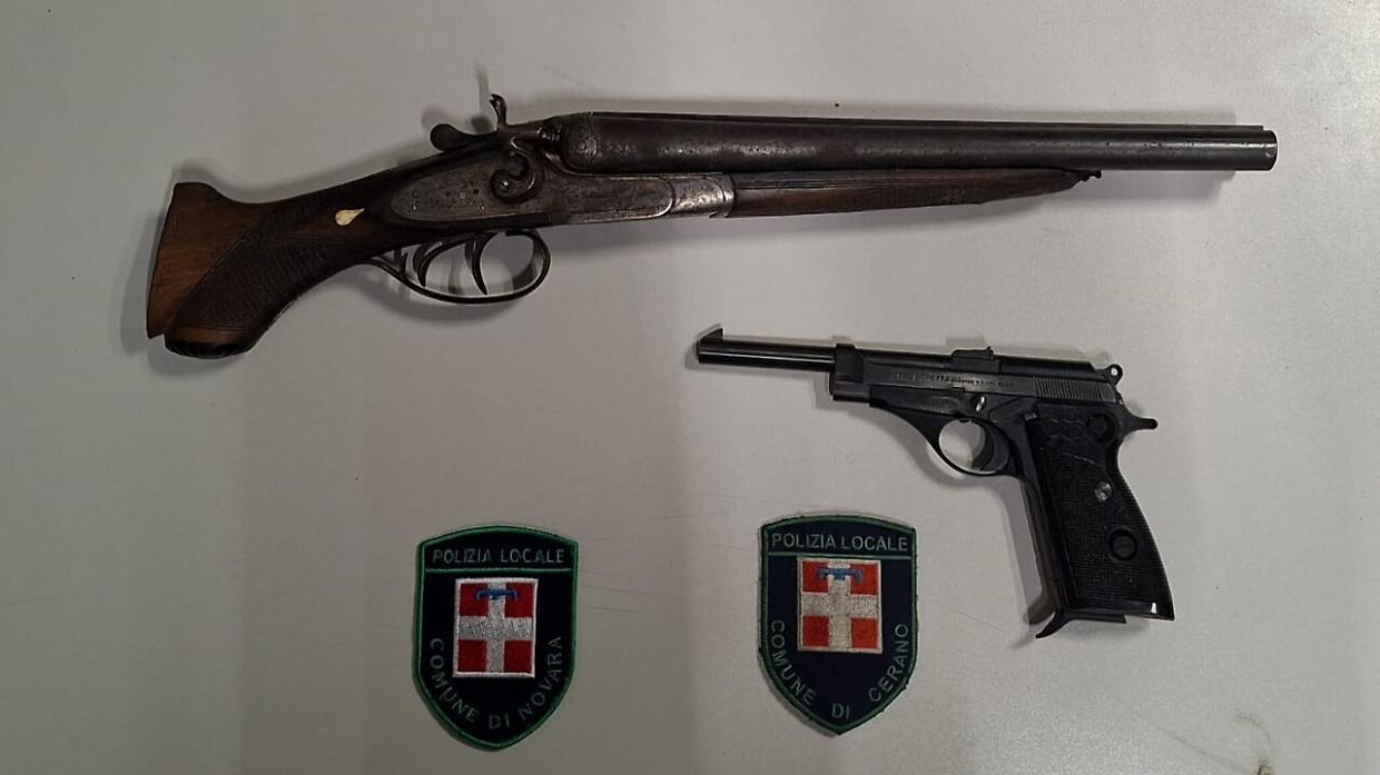 Armi clandestine pronte all&rsquo;uso: blitz della polizia locale in un palazzo di Novara