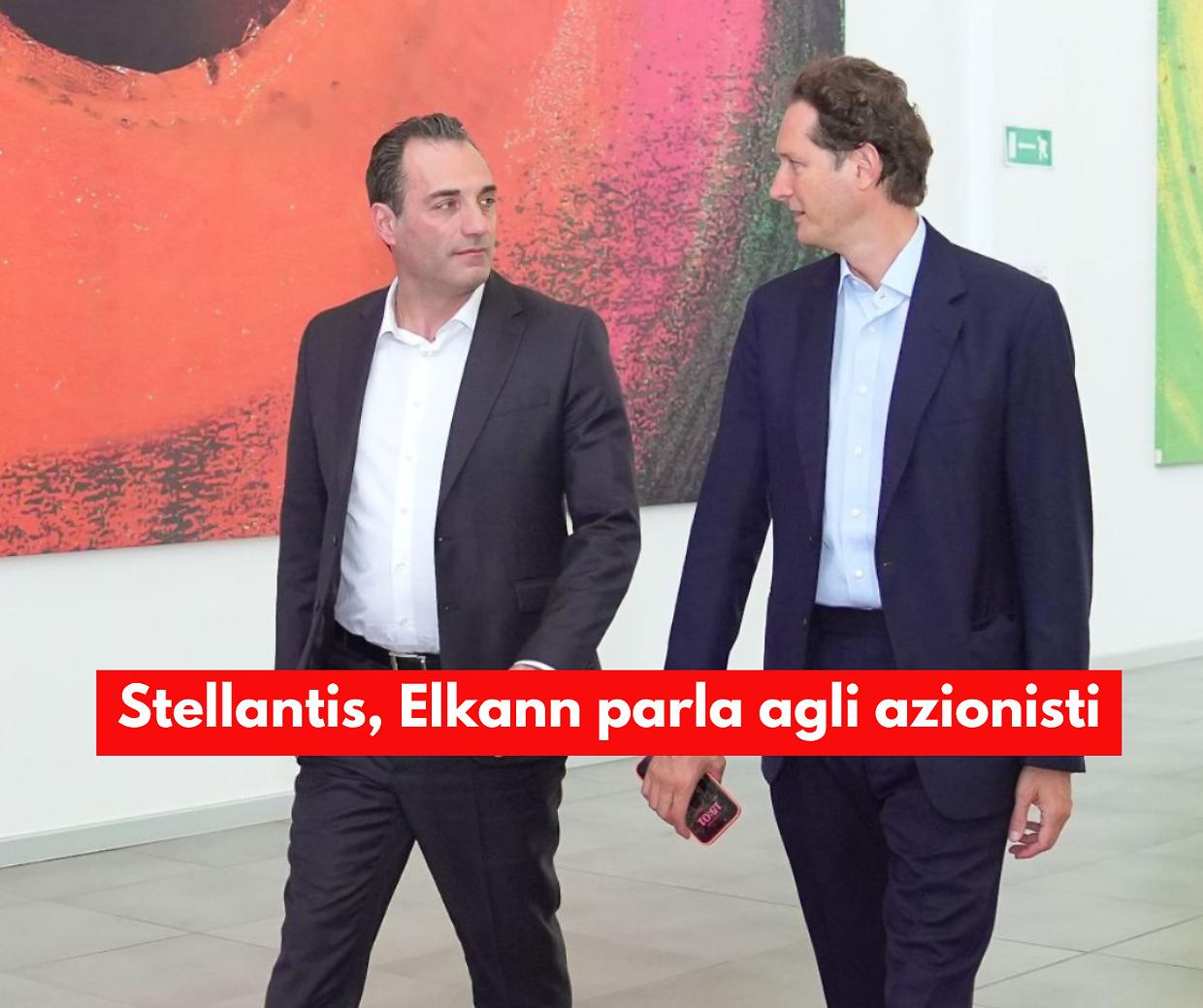 Stellantis, Elkann agli azionisti: nel 2026 ritorno agli utili