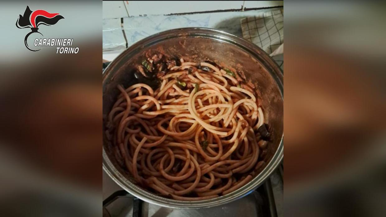 La pentola di spaghetti con tracce di benzodiazepine