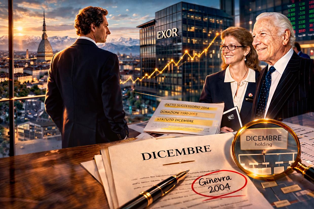 Eredit&agrave; Agnelli, la linea Elkann: il controllo (di un impero da 33 miliardi) non si tocca