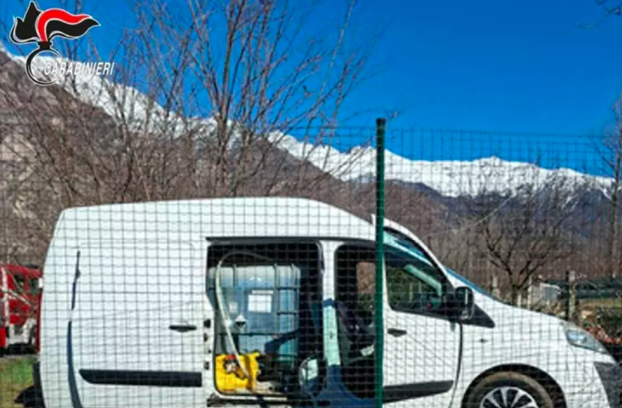 Susa, tentato furto di 1.000 litri di gasolio: 48enne identificato nel Torinese
