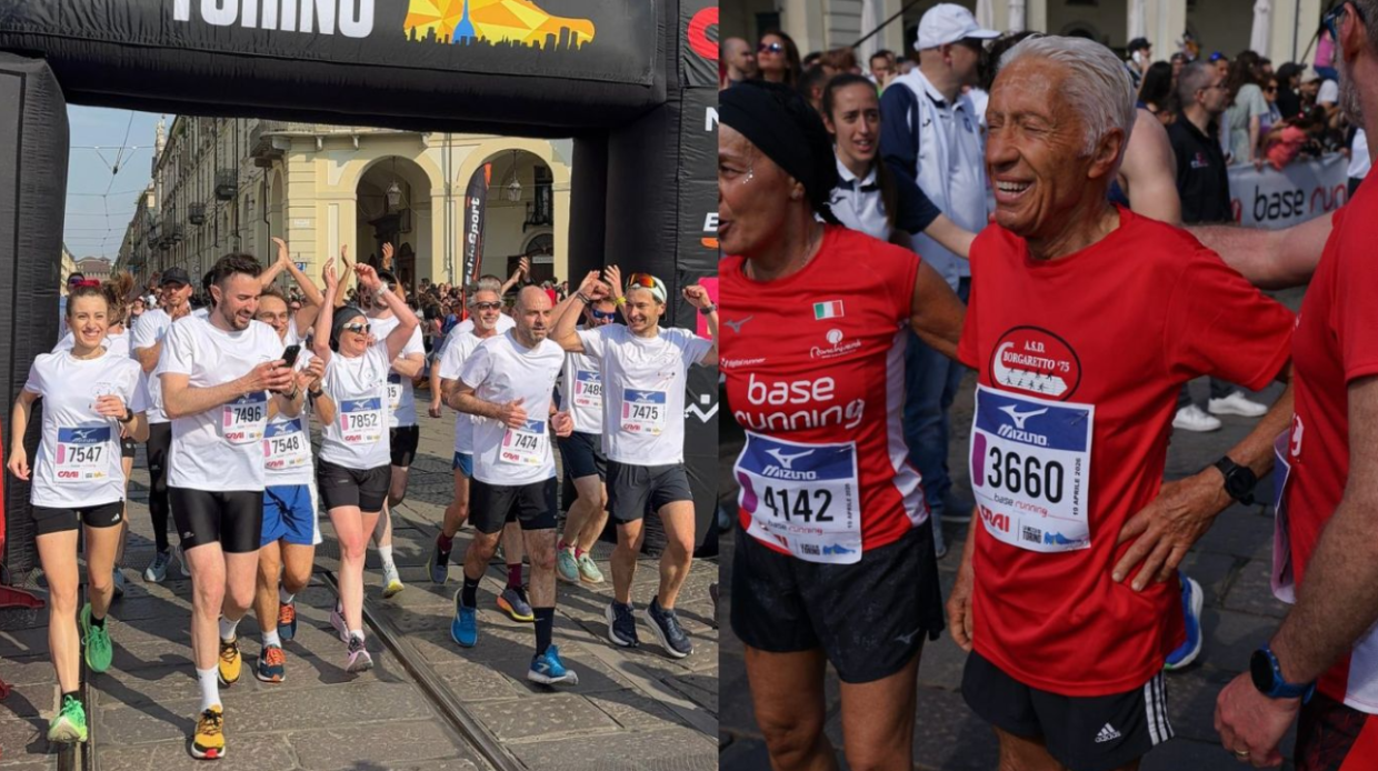 A 90 anni batte il record mondiale alla Mezza di Torino
