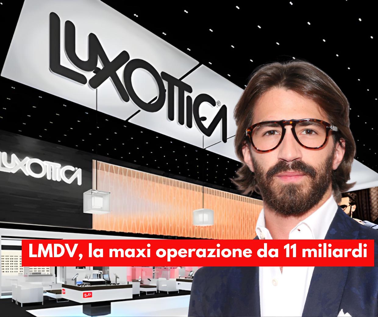 Maxi-prestito da 11 miliardi e partita Delfin: Leonardo Maria Del Vecchio punta al 25% dei fratelli Paola e Luca