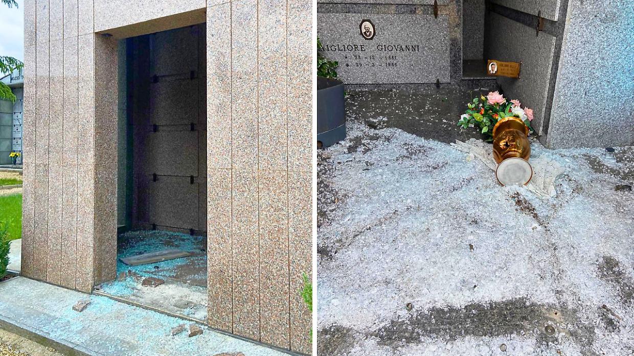 Raid dei ladri nel cimitero, violate le tombe di famiglia