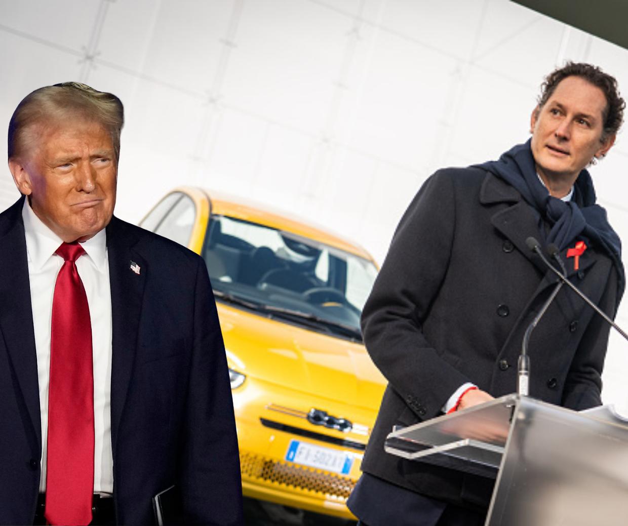Dazi auto al 25%, ecco perch&eacute; Trump pu&ograve; essere un assist  (ben "pagato" da Elkann) a Stellantis