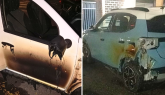 Notte di fuoco a Torino: bidoni incendiati, auto danneggiate
