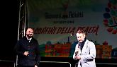 Maurizio Marrone sul palco di GiovaniAdulti: «La piazza non sia ostaggio dei violenti»