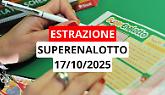 Estrazione Superenalotto: ecco i numeri vincenti di giovedì 17 ottobre