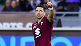 L'attaccante del Torino, Giovanni Simeone