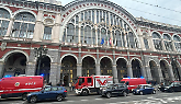 Allarme antincendio a Porta Nuova, pompieri e polizia sul posto
