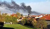 Incendio nello stabilimento Azzurra di Villastellone