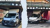 A Chieri c'&egrave; un ponte che fa "strage" di furgoni: due incastrati in un solo giorno